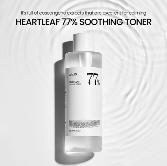 Toner apaisant 77 % Heartleaf - Korean Beauty & Healthy