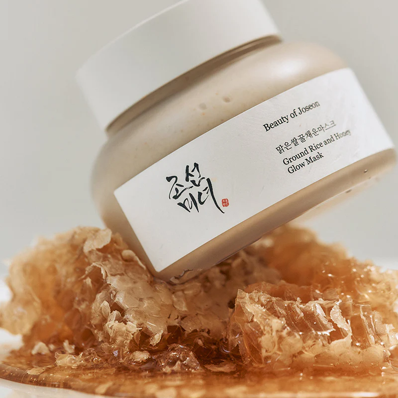 Masque éclat au riz moulu et au miel - Korean Beauty & Healthy